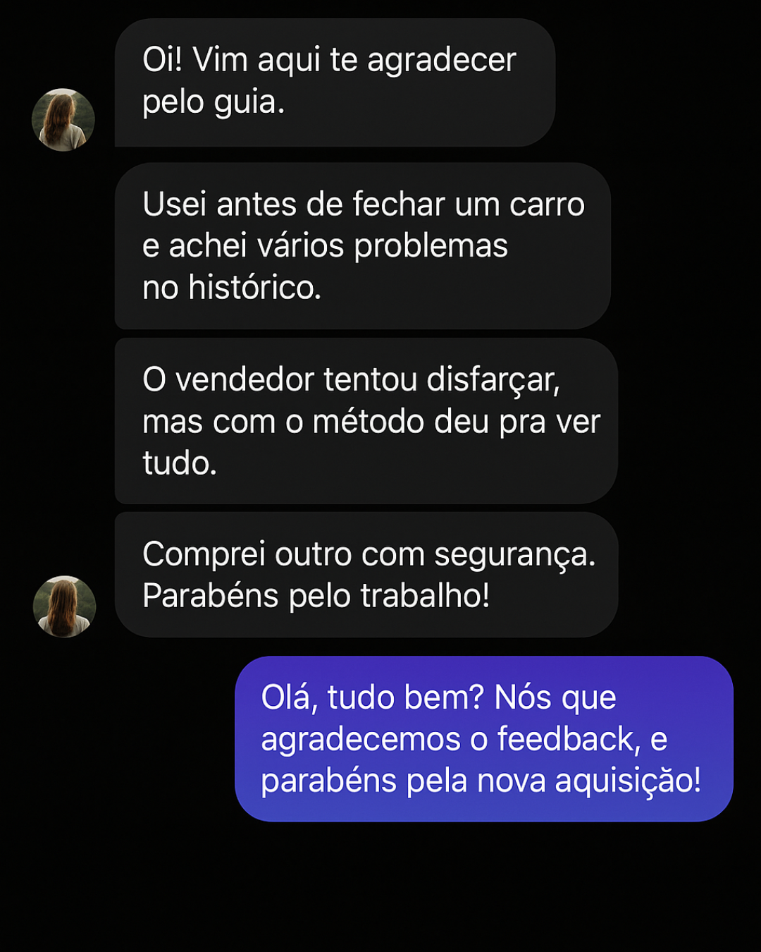 Depoimento de cliente 3